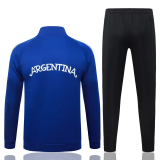 2026-27 Argentina Fancy blue Jacket Tracksuit #A26039