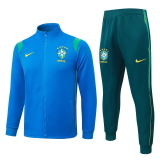 2026-27 Brazil Lake blue Jacket Tracksuit #A26043