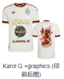 2026-27 Spain Away X-Karol G Graphics Fans Soccer Jersey