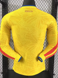 2026-27 Colombia Home Long Sleeve Player Version Soccer Jersey (长袖球员)