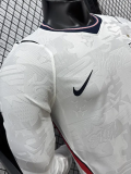 2026-27 England Home Long Sleeve Player Version Soccer Jersey (长袖球员)