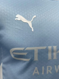 26-27 Man City Home Long Sleeve Player Version Soccer Jersey (长袖球员)