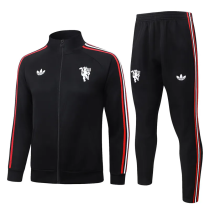 26-27 Man Utd Black Jacket Tracksuit #A26045