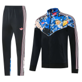 26-27 Man Utd Black blue Jacket Tracksuit #01