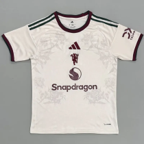 26-27 Man Utd Special Edition Fans Training shirts (玫瑰花纹)