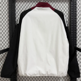 26-27 Man Utd Black White Windbreaker