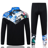 26-27 Man Utd Black Kids Jacket Tracksuit #E26029(童装)