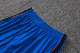 26-27 France Fancy blue Kids Half Pull Tracksuit #E26058(童装)(半拉链)