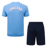 26-27 England Light blue Training Short Suit #J26038