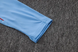 26-27 England Light blue Half Pull Tracksuit #B26052(半拉链)