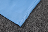 26-27 England Light blue Half Pull Tracksuit #B26052(半拉链)
