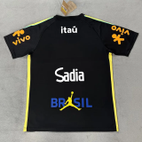 2026-27 Brazil Black Training shirts (Nk标带广告)