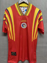 1996 Romania Red Retro Soccer Jersey