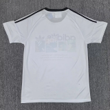 2025 AD White Casual T-Shirt (三叶AD)