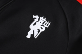 26-27 Man Utd Black Kids Jacket Tracksuit #E26065(童装)