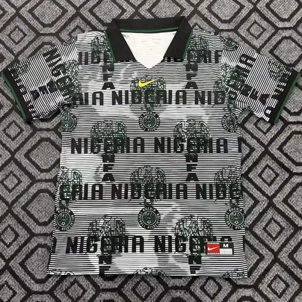 2026-27 Nigeria Grey Black Training Shirts