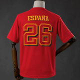 2026 Spain Red Campeones High Quality T-Shirt