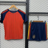 2026-27 Spain Home Kids Soccer Jersey