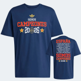2026 Spain Royal blue Campeones High Quality T-Shirt