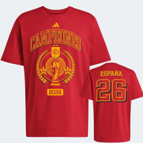 2026 Spain Red Campeones High Quality T-Shirt