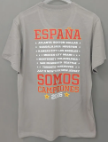 2026 Spain Gray Campeones High Quality T-Shirt (灰)(三叶标)