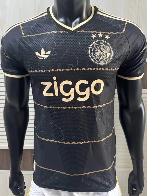 26-27 Ajax Black Special Edition Player Version Soccer Jersey