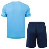 25-26 Man City Light blue Training Short Suit #D25219