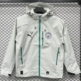 25-26 Man City Gray Outdoor Jackets #Y017冲锋衣