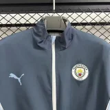 25-26 Man City White & Blue Double Sided Windbreaker (双面风衣)