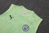 25-26 Man City Light green Tank top and shorts suit #D25260
