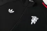 26-27 Man Utd Black Jacket Tracksuit #05