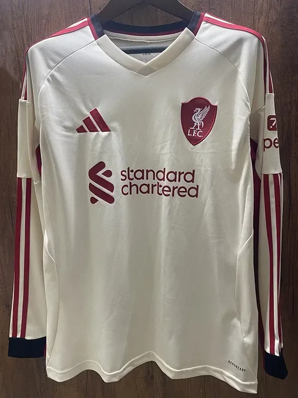 25-26 LIV Away Long Sleeve Soccer Jersey (长袖)