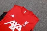 25-26 LIV Red Tank top and shorts suit #D2595