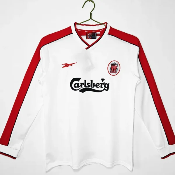1998 LIV Away Long Sleeve Retro Soccer Jersey (长袖)