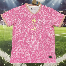 26-27 Brazil Pink Special Edition Fans Training shirts (小鹦鹉标 )