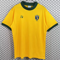 1982 Brazil Home Retro Soccer Jersey