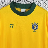 1982 Brazil Home Retro Soccer Jersey