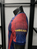 26-27 BAR Spider-Man Joint Editon Player Version Soccer Jersey