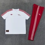 26-27 ARS White Short shirts and Long trousers Suit (圆领)