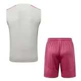 26-27 Real Madrid Khaki Tank top and shorts suit #D26069