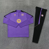 26-27 BAR Purple Half Pull Tracksuit (半拉链)