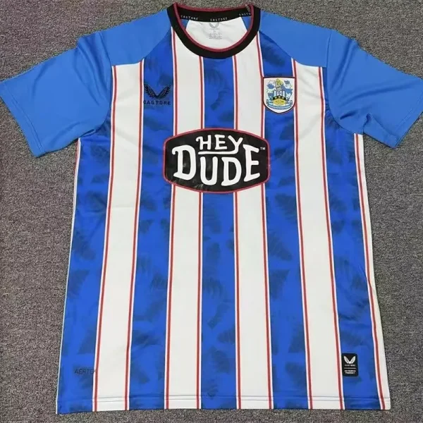 26-27 Huddersfield Town Home Fans Soccer Jersey
