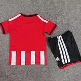 26-27 Sheffield United Home Kids Soccer Jersey