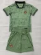 26-27 Wolves Green Goalkeeper Kids Soccer Jersey