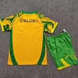 26-27 Norwich City Home Kids Soccer Jersey