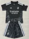 26-27 RMA Black Goalkeeper Kids Soccer Jersey