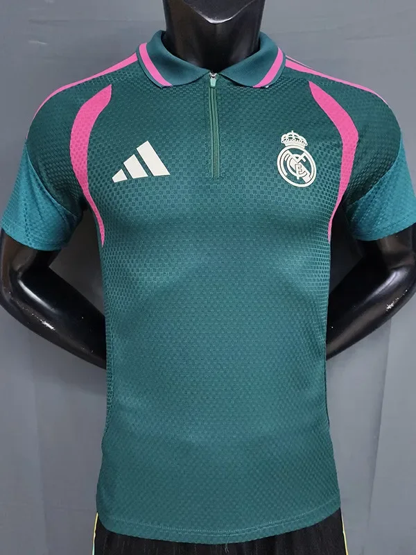 26-27 RMA Green ‌Player Version Training Shirts (半拉链)