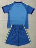 26-27 RMA Lake blue Goalkeeper Kids Soccer Jersey