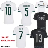 26-27 RMA Home Long Sleeve Soccer Jersey (长袖)