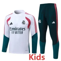 26-27 RMA White Kids Half Pull Tracksuit #E26066(童装)(半拉链)